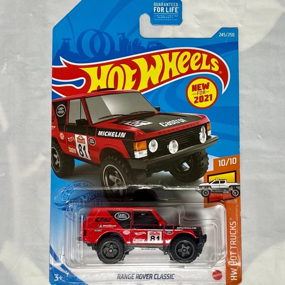 Hot Wheels Range Rover Classic 245/250 HW Hot Trucks 10/10 Red 1:64 SUV NIP 2021